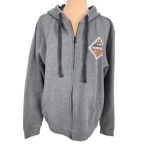 Lone Rock Silverton Colorado Zip Hoodie M — Gray Mountain Graphic Sweatshirt